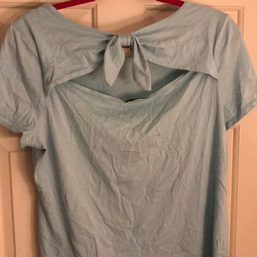 Talbots foam green T-shirt